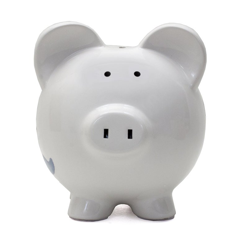 Child to Cherish Ceramic Piggy Bank for Boys (Nautical Design) - Image 3